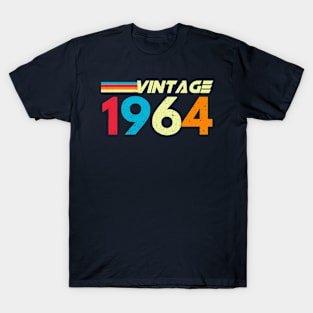 Vintage 1964 Colorful | Classic 1964 T-Shirt